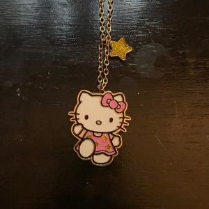 A hello kitty sparkly necklace!!
